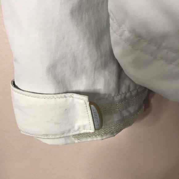 L.L. Bean mens zip up nylon jacket with zippered pockets size large outdoors - Picture 11 of 12